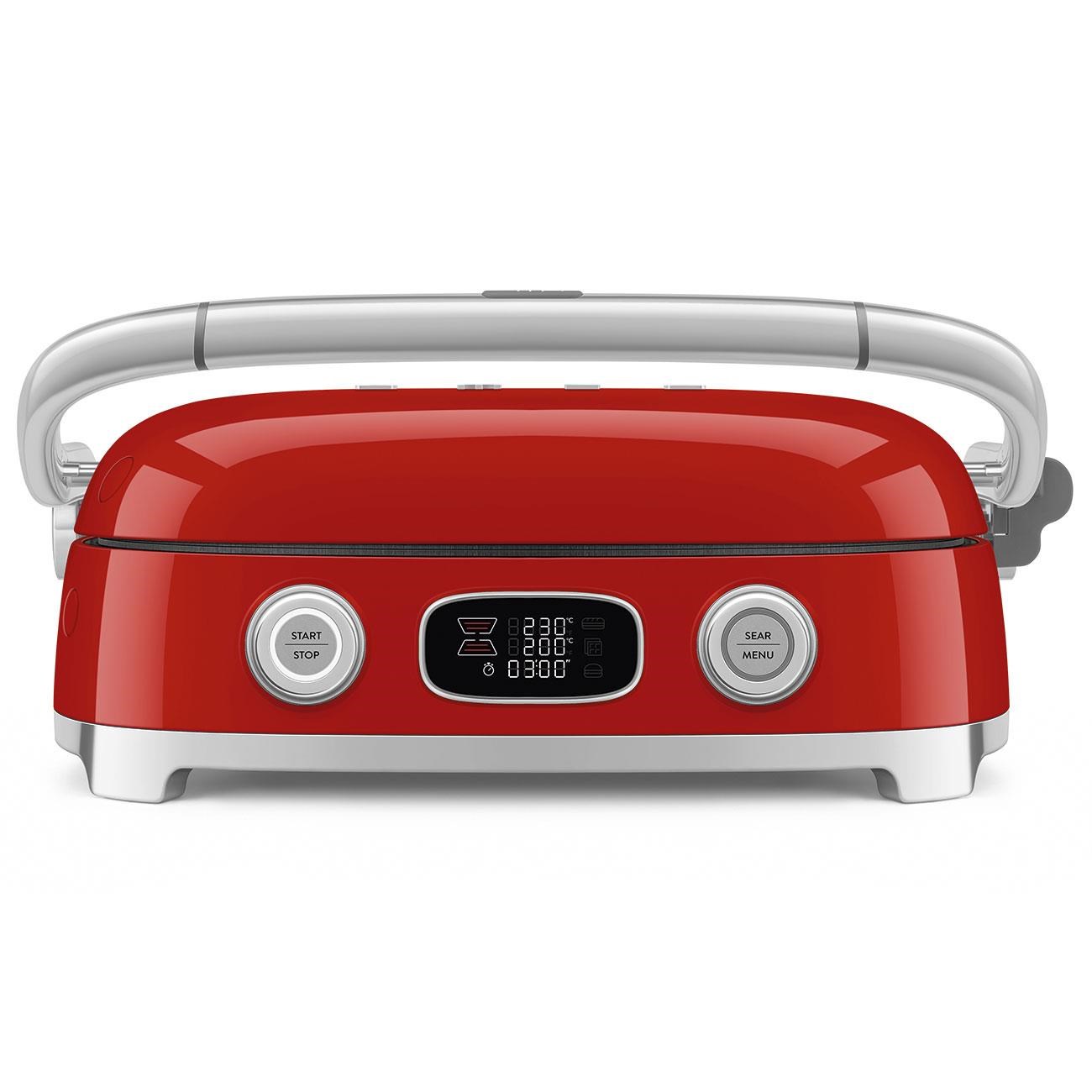 Smeg Waffle & Grill ve Tost Makinesi Kırmızı