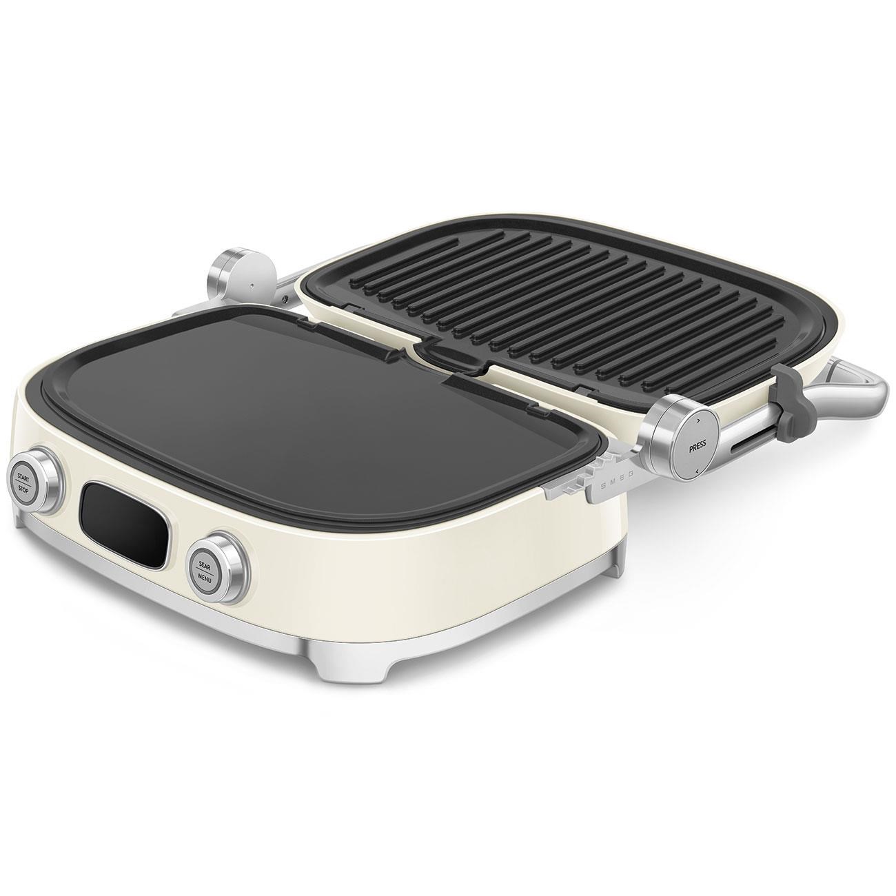 Smeg Waffle & Grill ve Tost Makinesi Krem