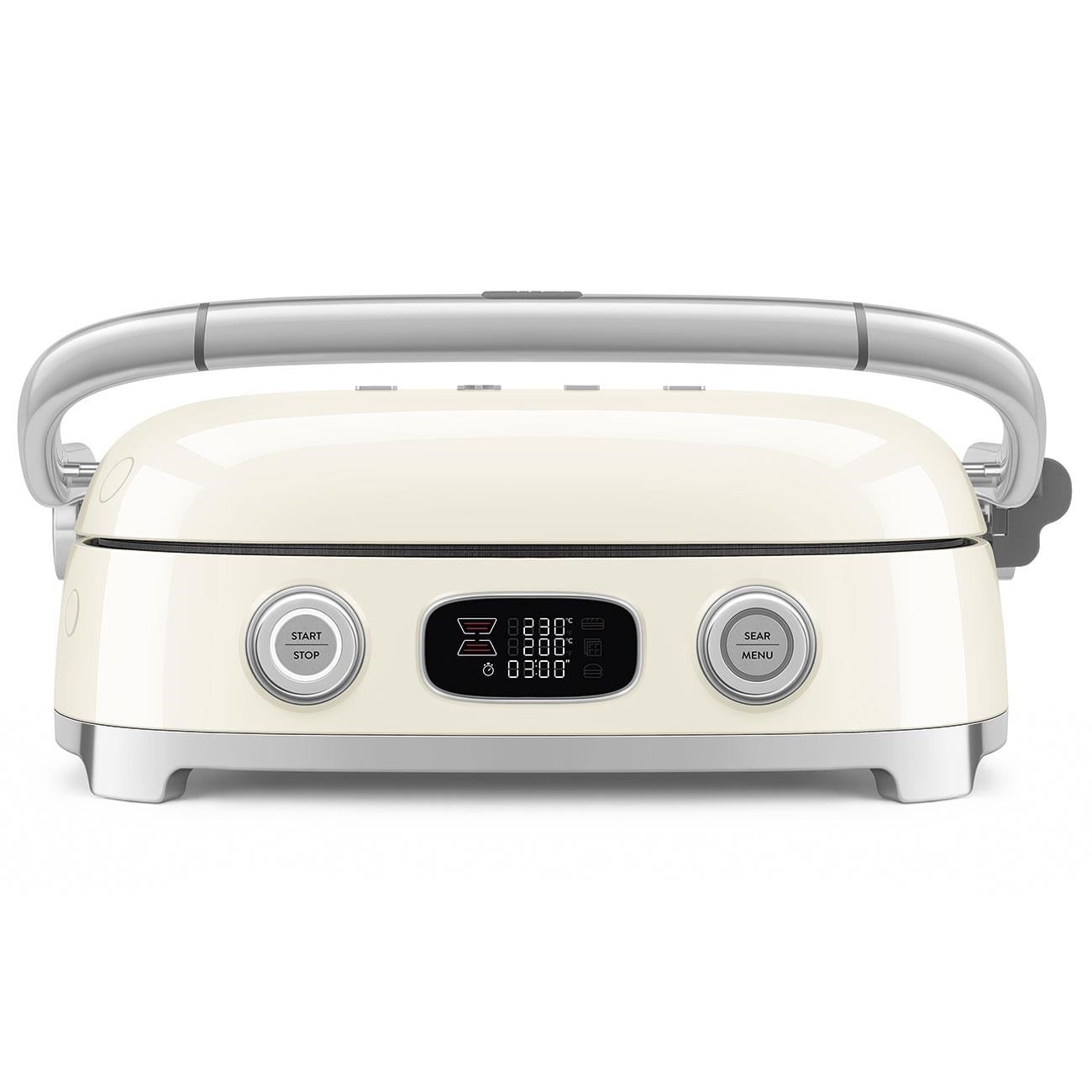 Smeg Waffle & Grill ve Tost Makinesi Krem