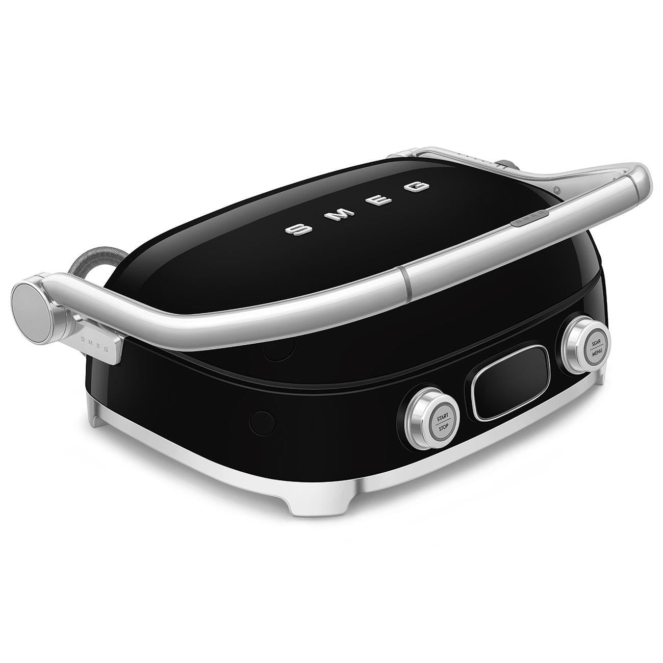 Smeg Waffle & Grill ve Tost Makinesi Siyah