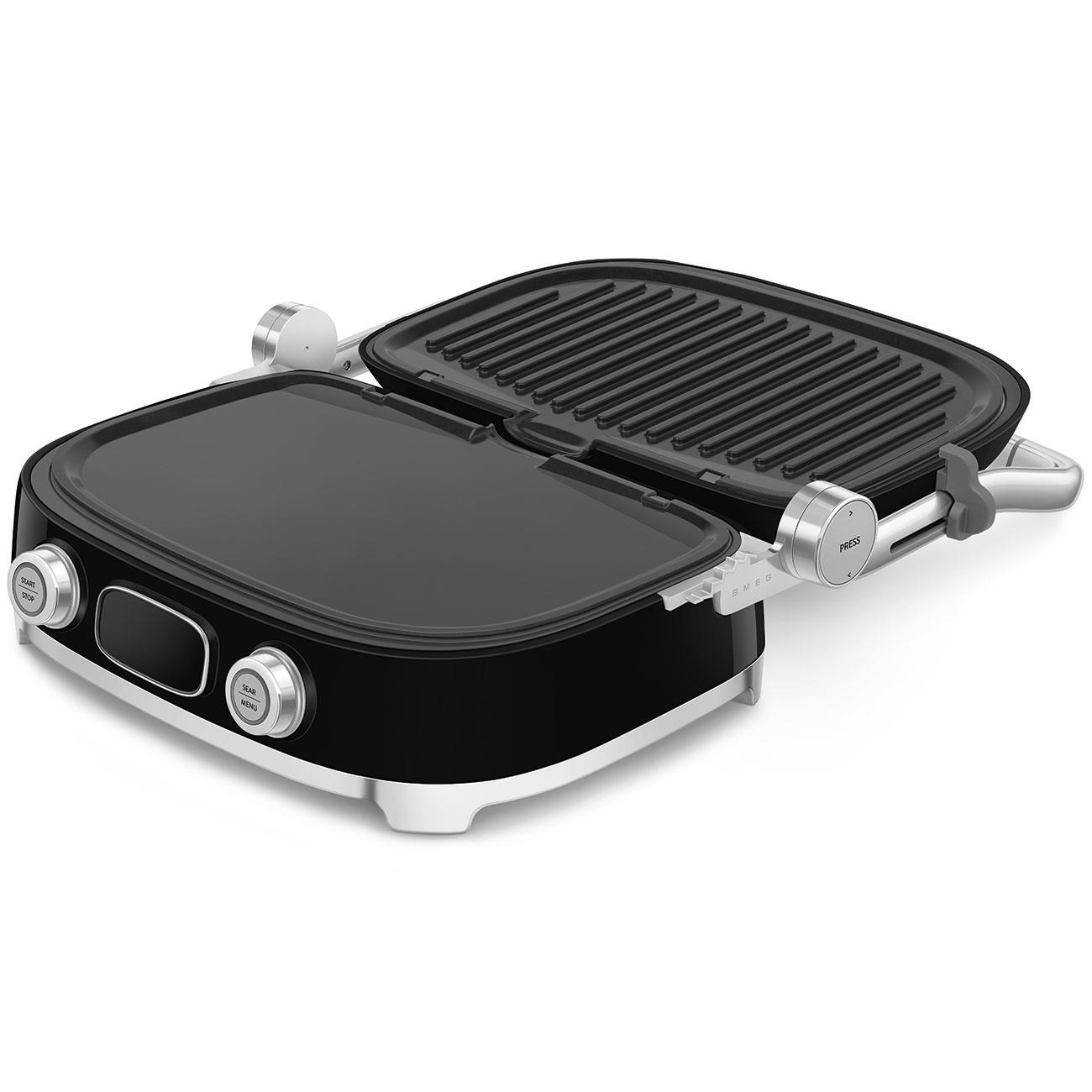 Smeg Waffle & Grill ve Tost Makinesi Siyah