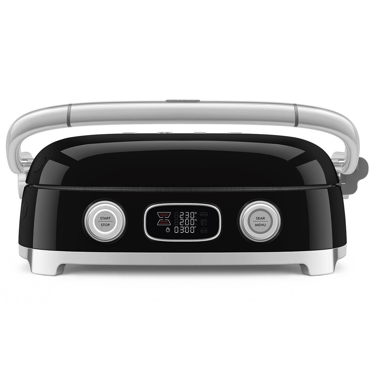 Smeg Waffle & Grill ve Tost Makinesi Siyah