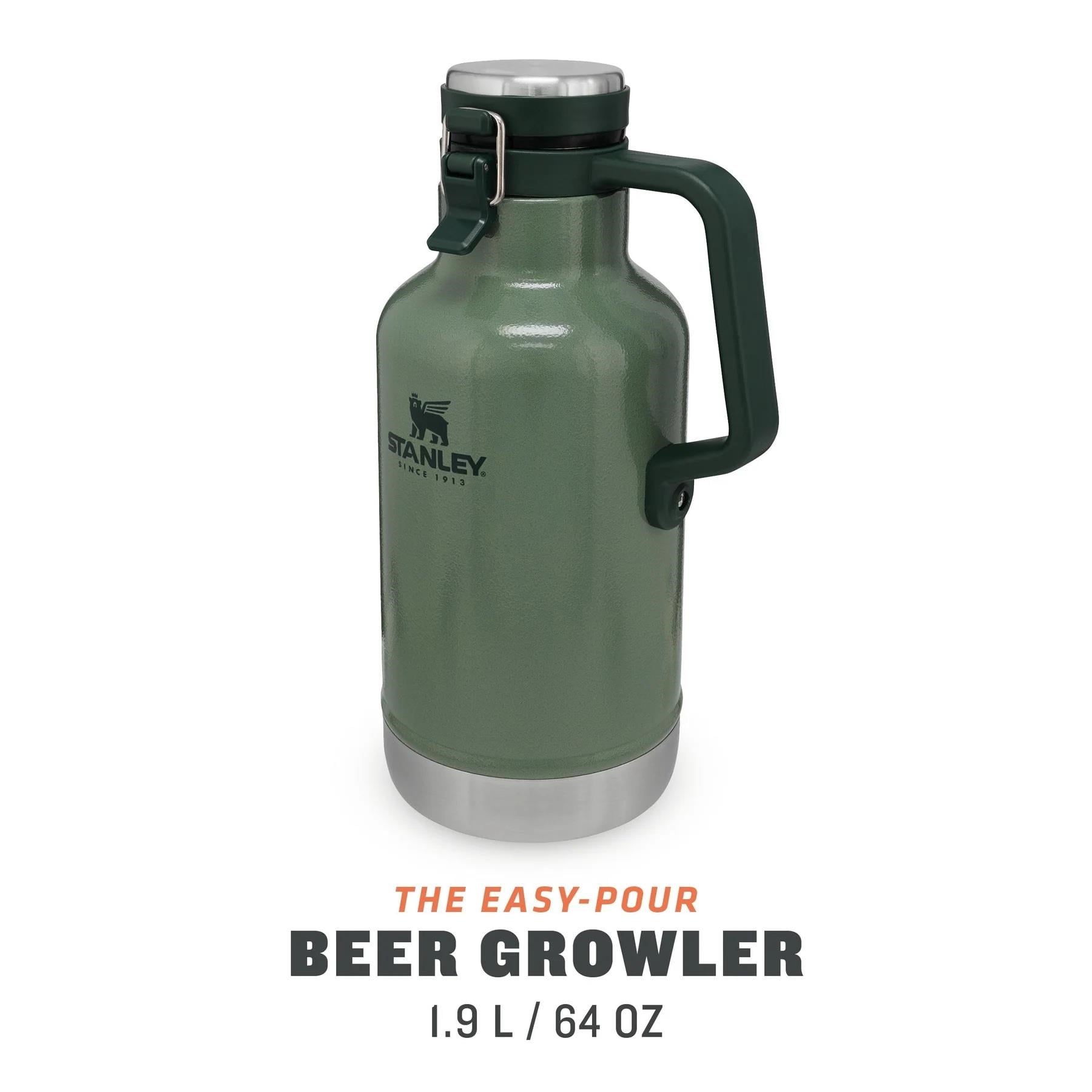 Stanley Classic Easy-Pour Growler Termos Hammertone Green 1.9L - 10-01941-067