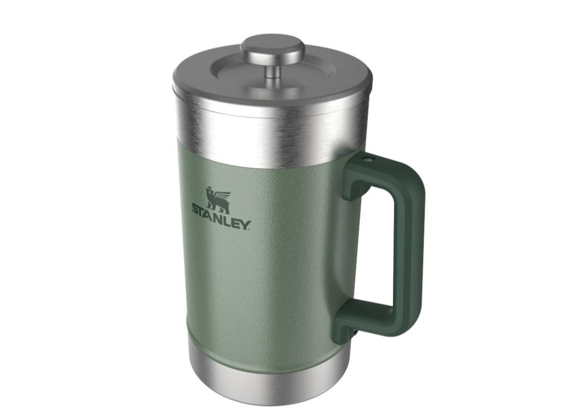 Stanley Classic Stay Hot French Press Hammertone Green 1,4Lt. - 10-02888-048