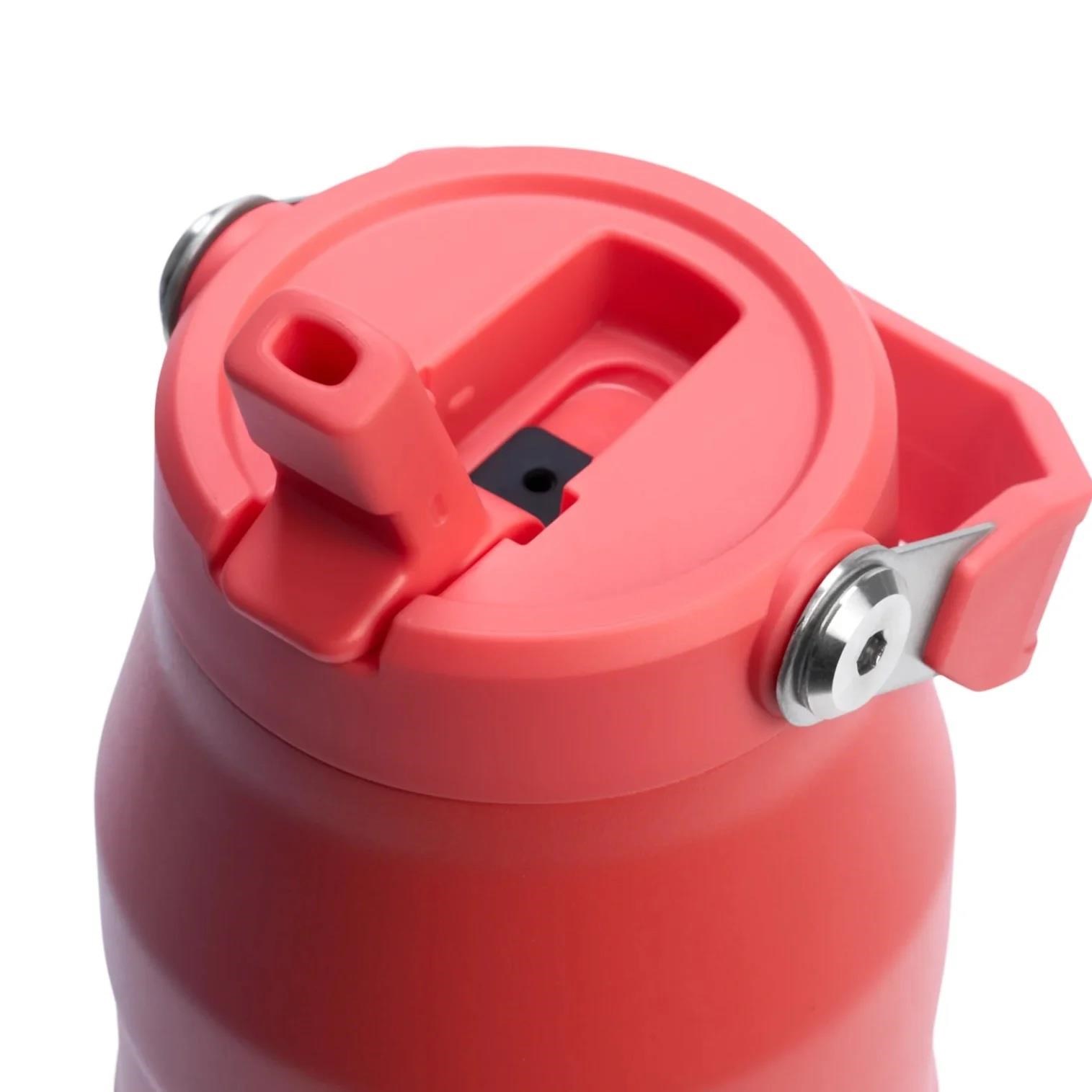 Stanley The IceFlow™ Flip Straw 2.0 Pipetli Termos Bardak 1,06 LT Hot Coral - 10-12111-080