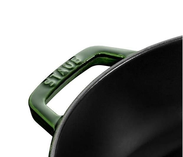 Staub 24cm Demir Döküm Sote Tenceresi Chistera Yağmur Efektli Kapaklı Fesleğen - 405114790