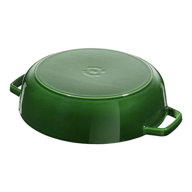 Staub 24cm Demir Döküm Sote Tenceresi Chistera Yağmur Efektli Kapaklı Fesleğen - 405114790