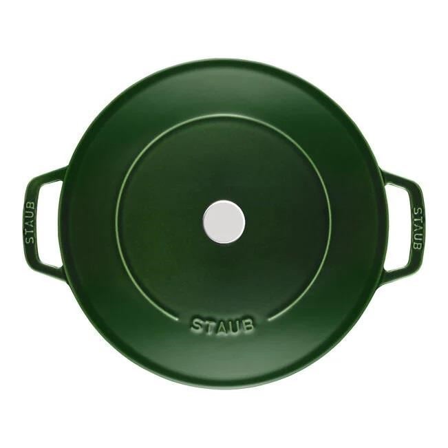 Staub 24cm Demir Döküm Sote Tenceresi Chistera Yağmur Efektli Kapaklı Fesleğen - 405114790