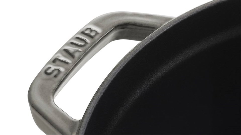 Staub 26cm 5,25Lt Grafit Gri Yuvarlak Döküm Tencere - 405093120