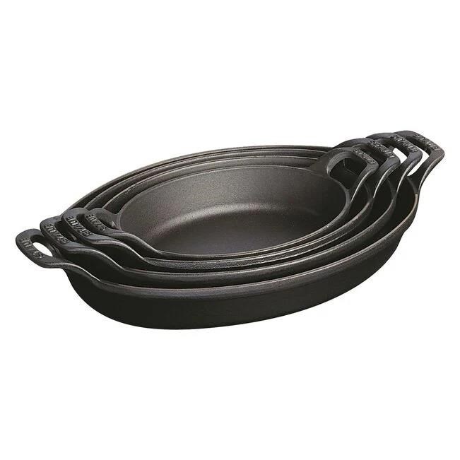 Staub 28cm Demir Döküm Sahan/Fırın Kabı Siyah - 405093410