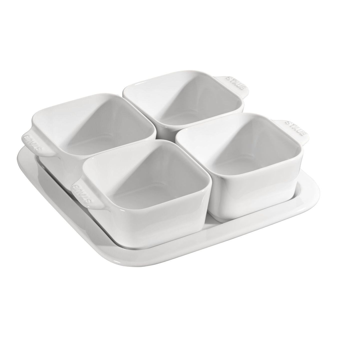 Staub 4 Bölmeli Seramik Kahvaltı Seti