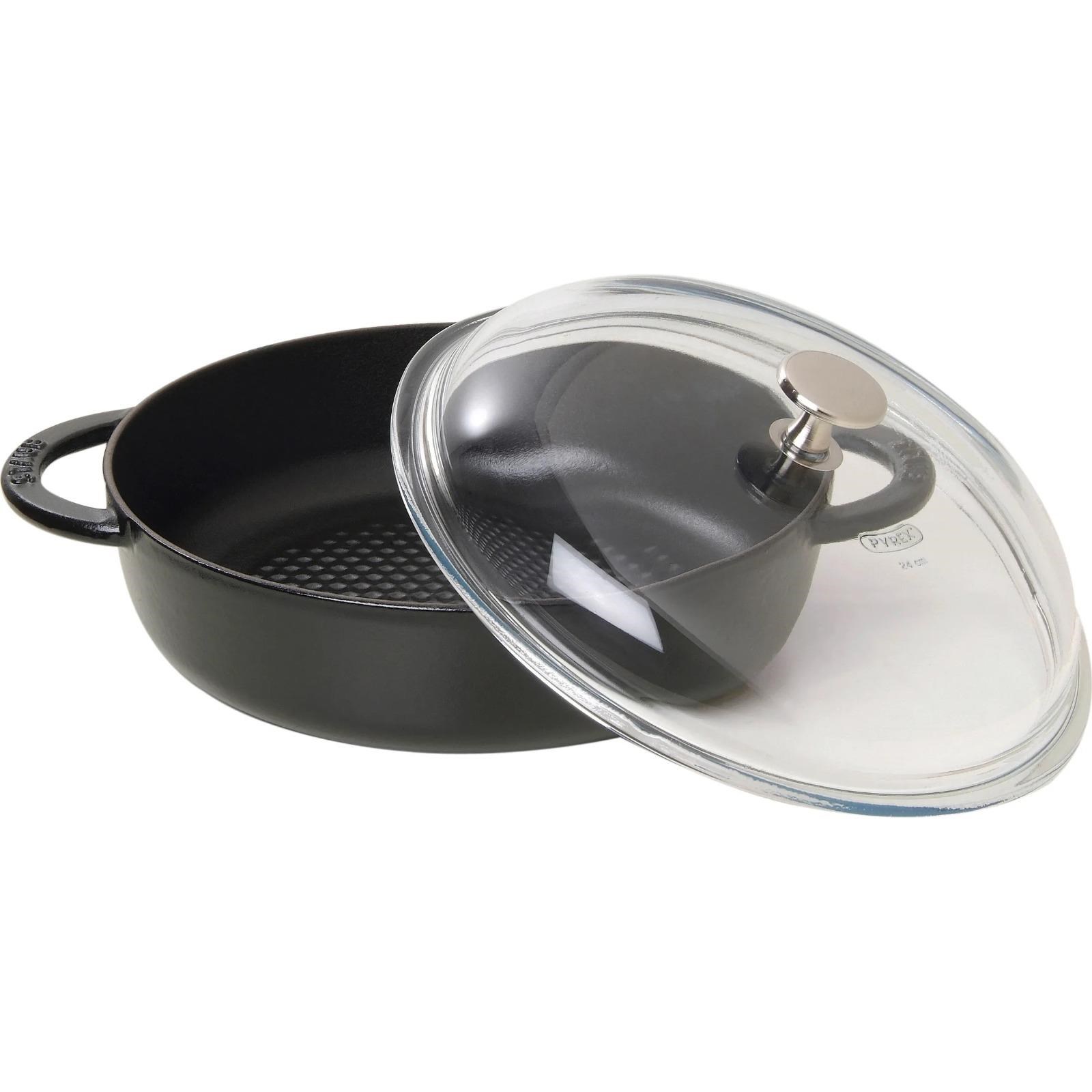 Staub Cam Kapaklı Döküm Sote Tenceresi - 405010600