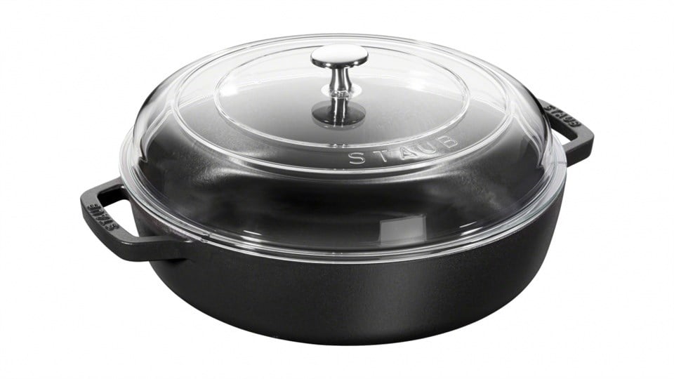 Staub Cam Kapaklı Döküm Sote Tenceresi - 405010600