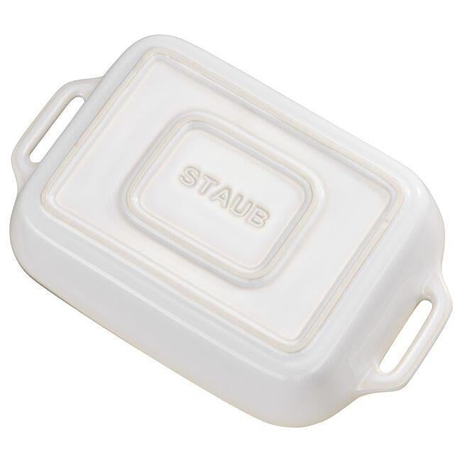 STAUB CERAMİQUE FİLDİŞİ SERAMİK 27 X 20 CM FIRIN KABI - 405118830