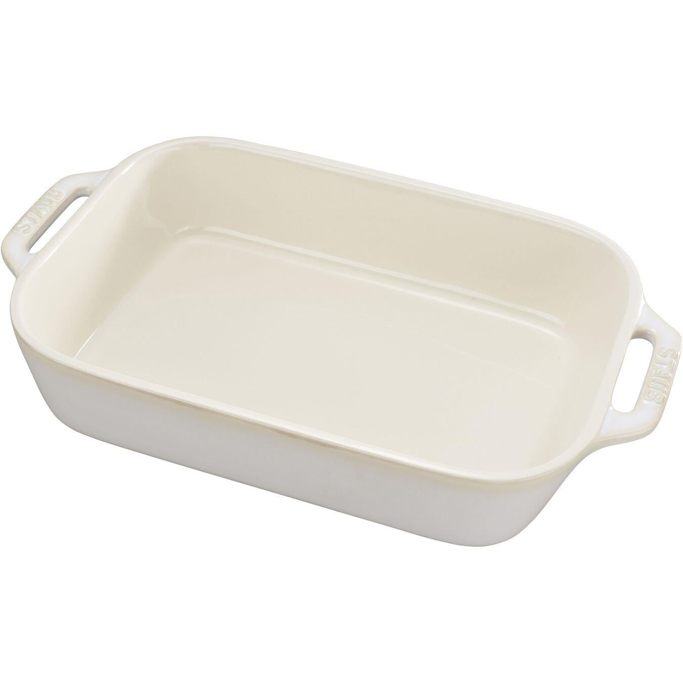 STAUB CERAMİQUE FİLDİŞİ SERAMİK 27 X 20 CM FIRIN KABI - 405118830