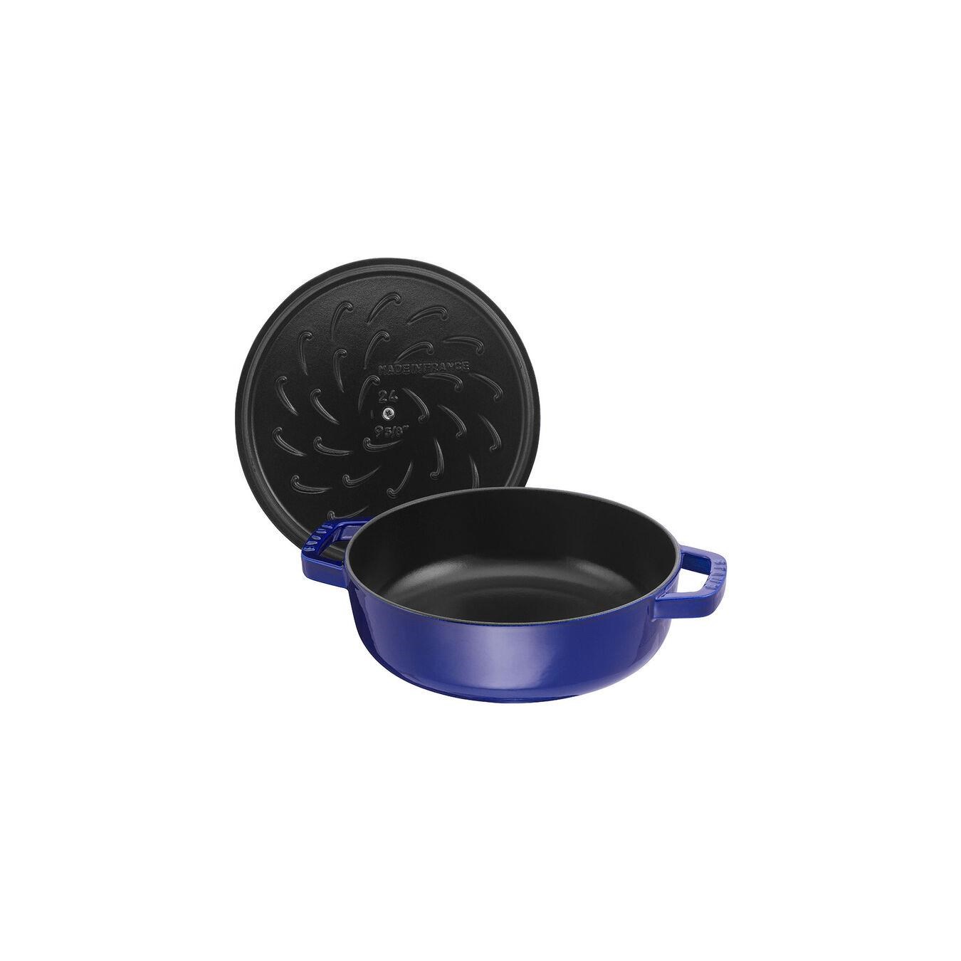 Staub Chistera Yağmur Efektli Kapaklı Döküm Tencere - 405114760