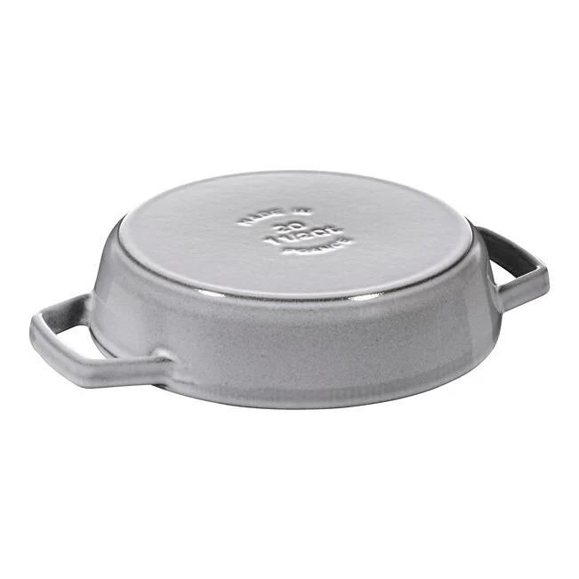 Staub Çift Kulplu Döküm kızartma tavası