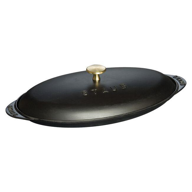 Staub Demir Döküm Balık Servis Tabağı / Kapaklı Fırın Kabı 31 Cm- 405094000