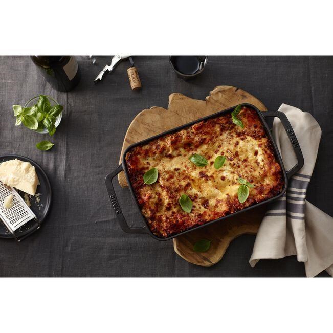 Staub Demir Döküm Fırın Kabı 30 X 20cm Siyah - 405103230