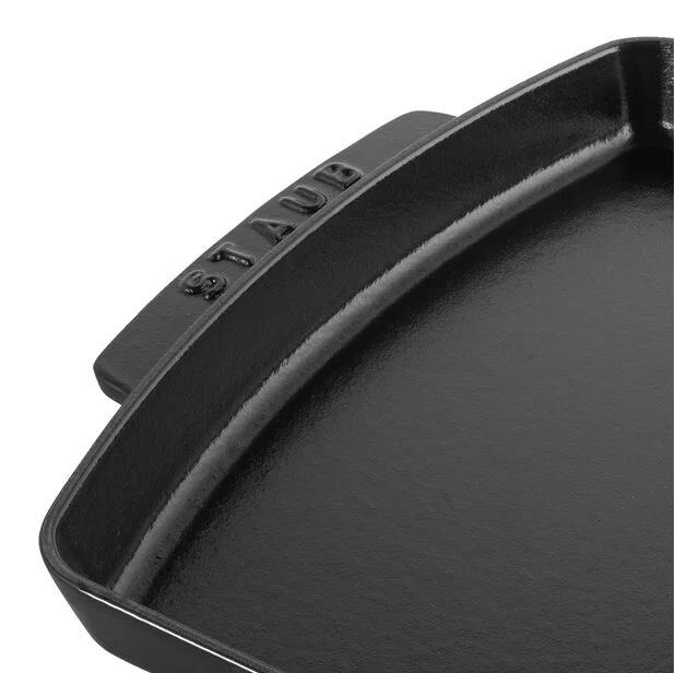 Staub Demir Döküm Servis Tabağı 33cm x 22cm Siyah - 405095230