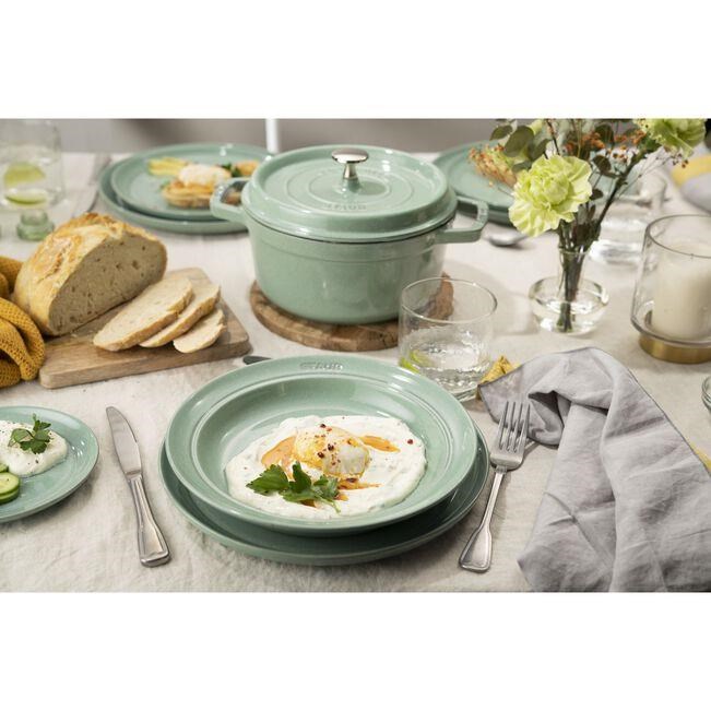 Staub Derin Seramik Tabak 24cm Adaçayı