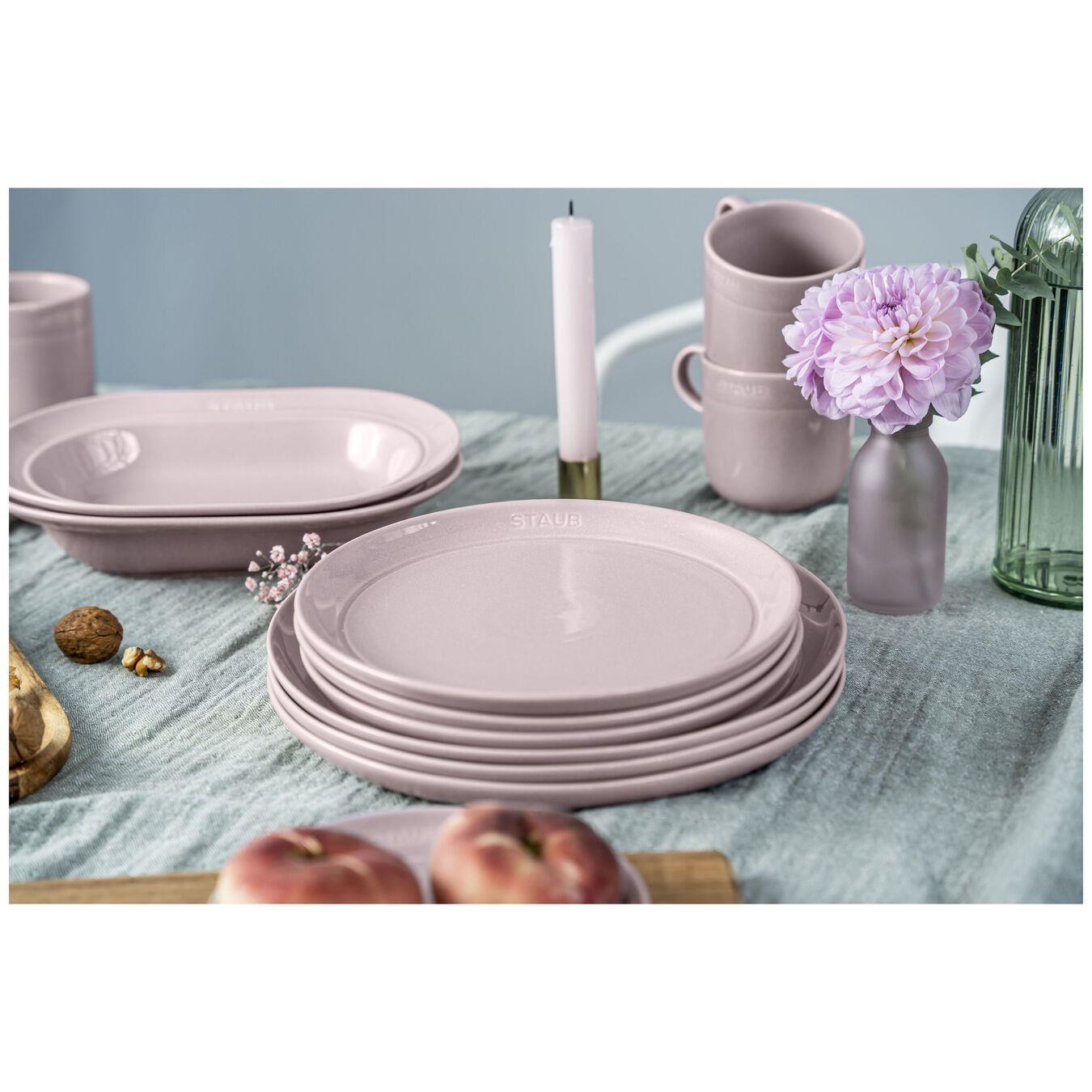 Staub Dining Line 26cm Tabak Sığ Seramik Kiraz çiçeği