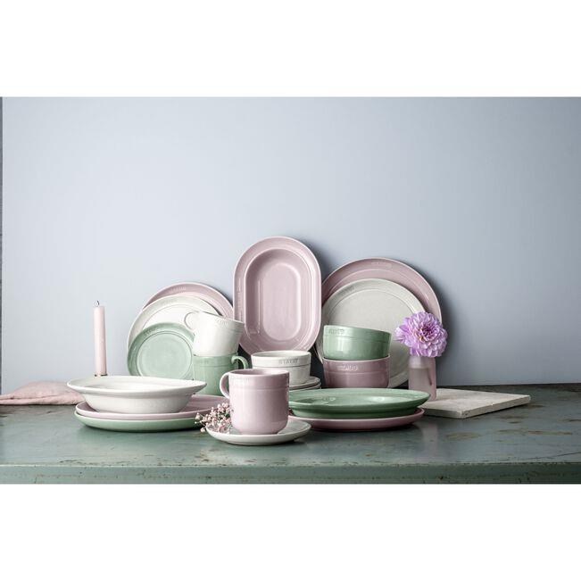Staub Dining Line 26cm Tabak Sığ Seramik Kiraz çiçeği