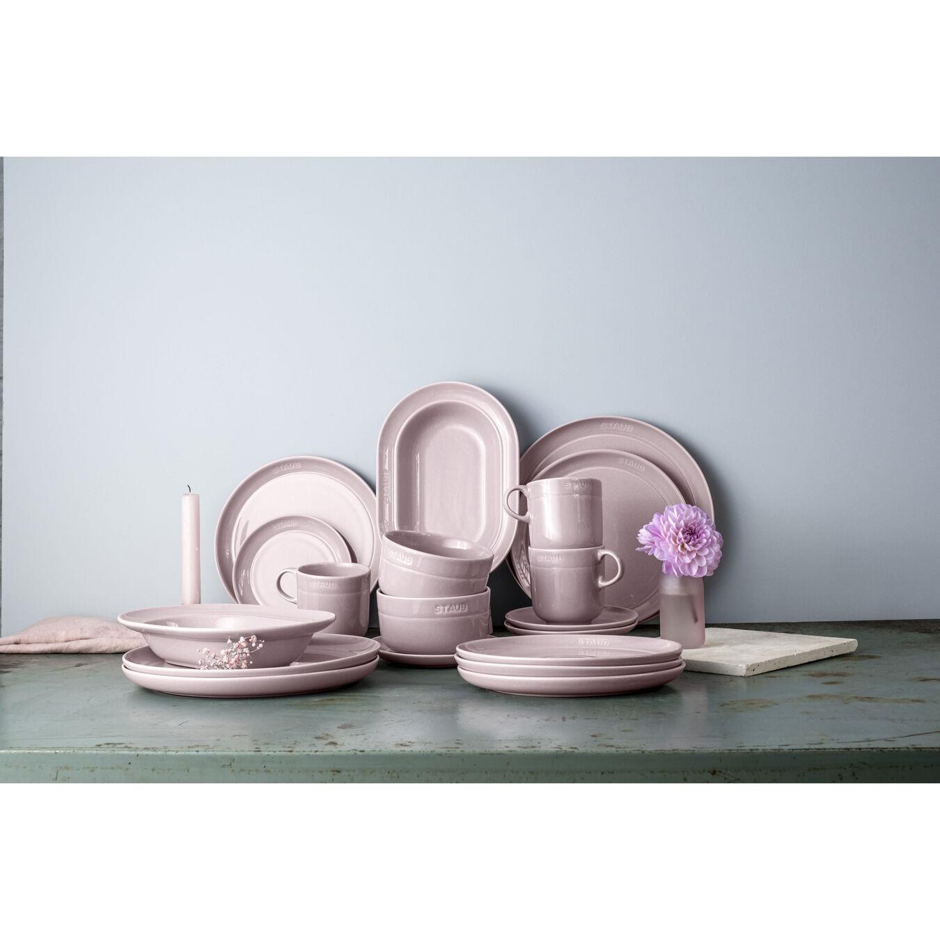 Staub Dining Line 26cm Tabak Sığ Seramik Kiraz çiçeği