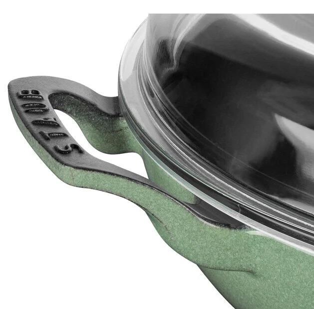 Staub Döküm Demir 30cm Sote Tenceresi Cam Kapaklı Adaçayı - 405087090