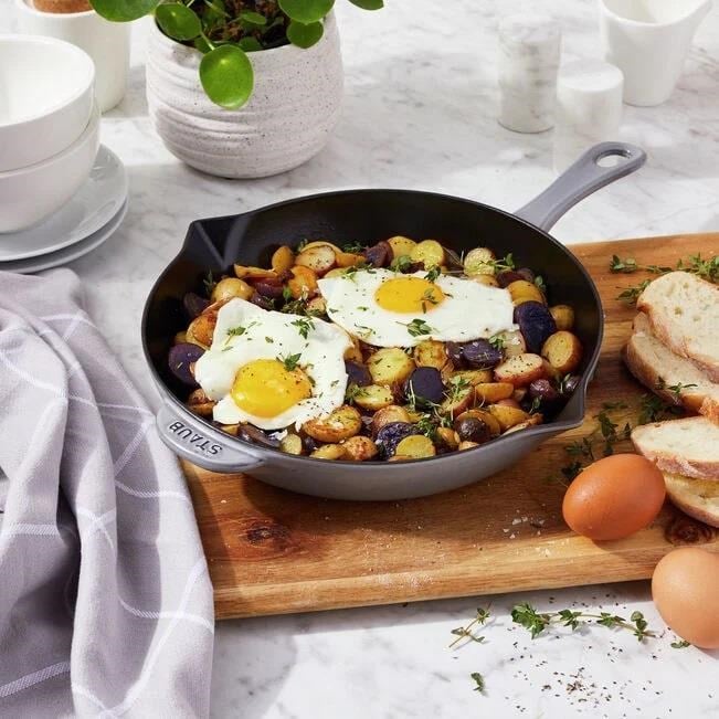 Staub Döküm Saplı Kızartma Tavası Grafit Gri 26 Cm - 405106160