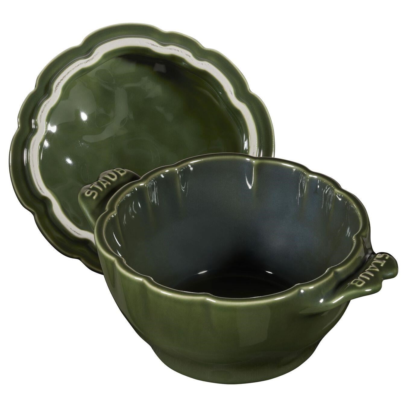 Staub Enginar Desenli Seramik Cocotte Kase 13 Cm 450 ML