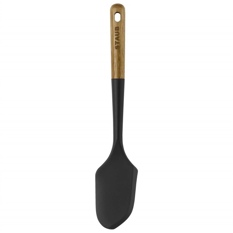 Staub Hamur Sıyırıcı Silikon 30 Cm Siyah