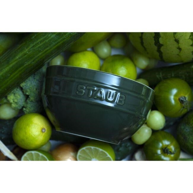 Staub Kase 14 cm Seramik Yeşil Yuvarlak - 405118140