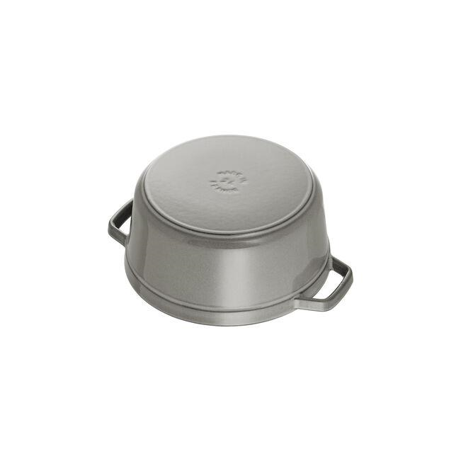 Staub La Cocotte 18cm 1,7Lt Grafit Gri Yuvarlak Döküm Tencere - 405094840