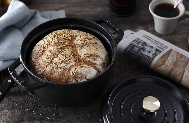 Staub La Cocotte 20cm 2,2Lt. Yuvarlak Siyah Döküm Tencere - 405094870
