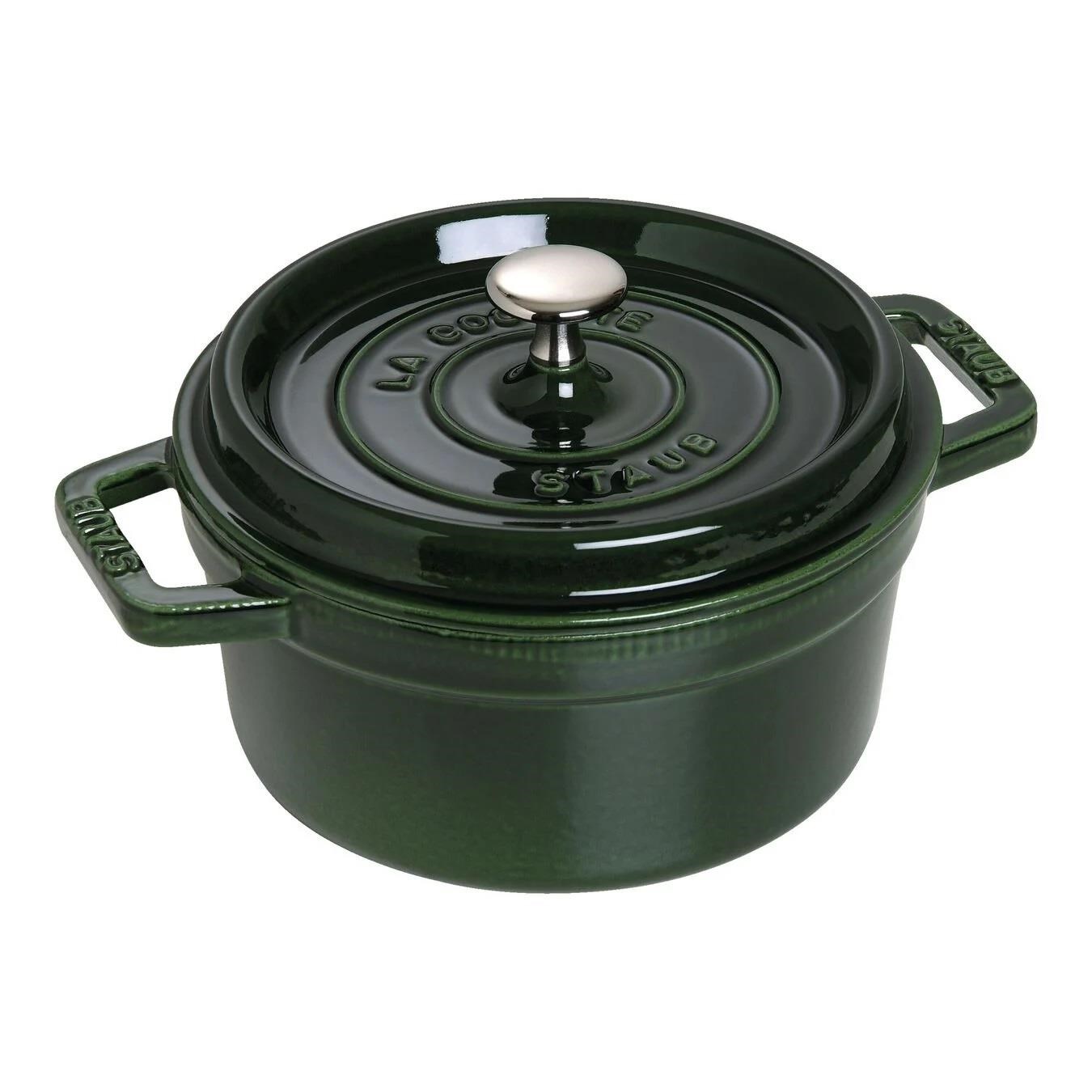 Staub La Cocotte 22cm 2,5Lt Yuvarlak Fesleğen Döküm Tencere - 405093540