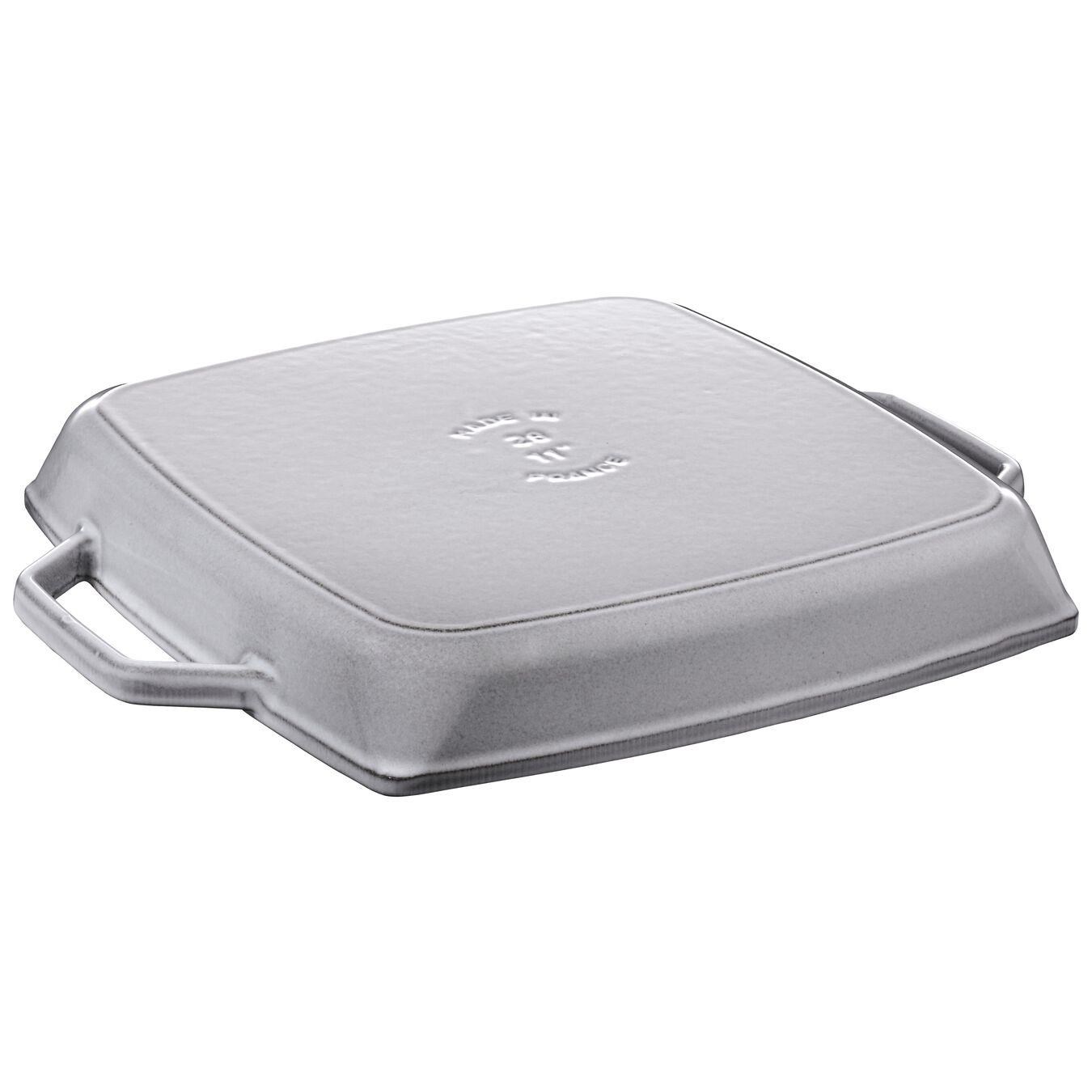 STAUB LA COCOTTE 28 CM DEMİR DÖKÜM IZGARA TAVA GRAFİT GRİ - 405116840