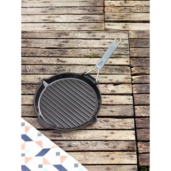 STAUB LA COCOTTE 28 CM SİYAH IZGARA TAVA DÖKÜM DEMİR - 405094260