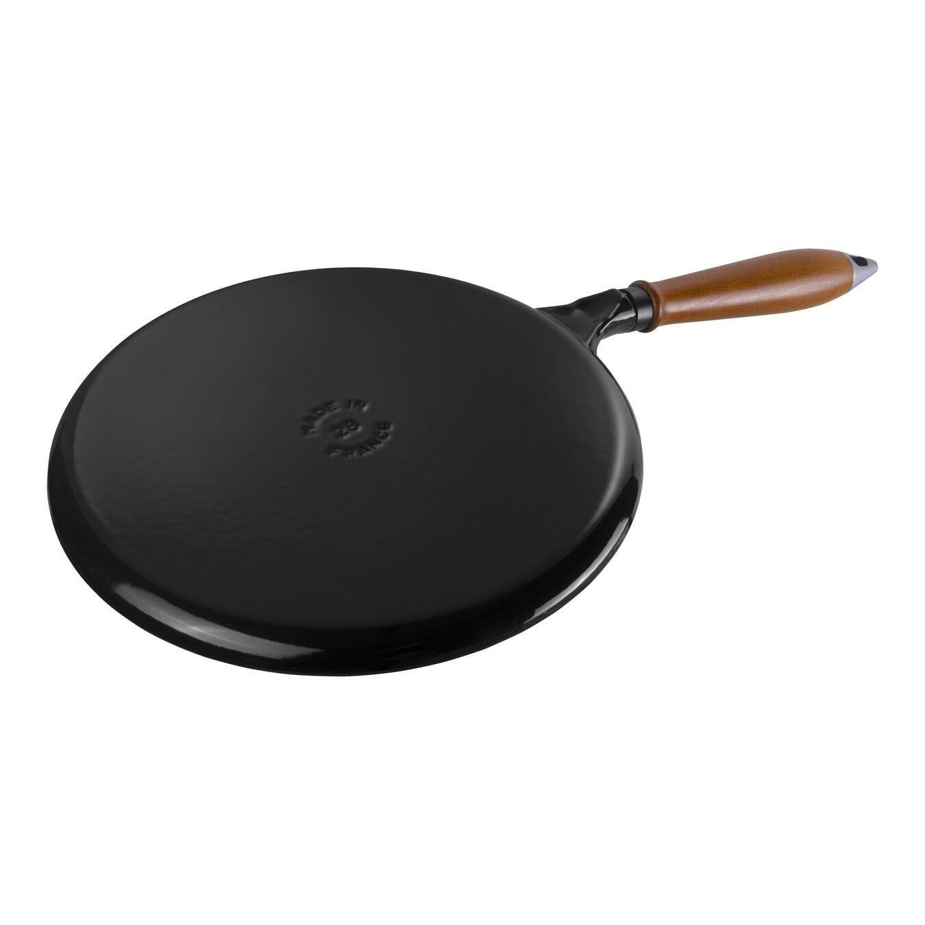 Staub LA COCOTTE 28cm Krep Tavası Ahşap Tutacaklı Döküm Demir
