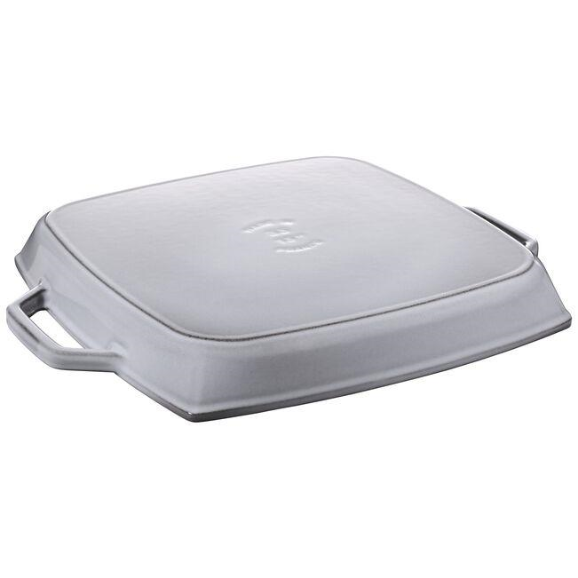 STAUB LA COCOTTE 33 CM GRAFİT GRİ DEMİR DÖKÜM IZGARA TAVA - 405117850