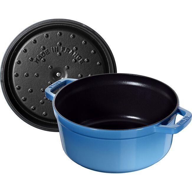 Staub La Cocotte Buz Mavisi 24 cm 3,7Lt Döküm Tencere