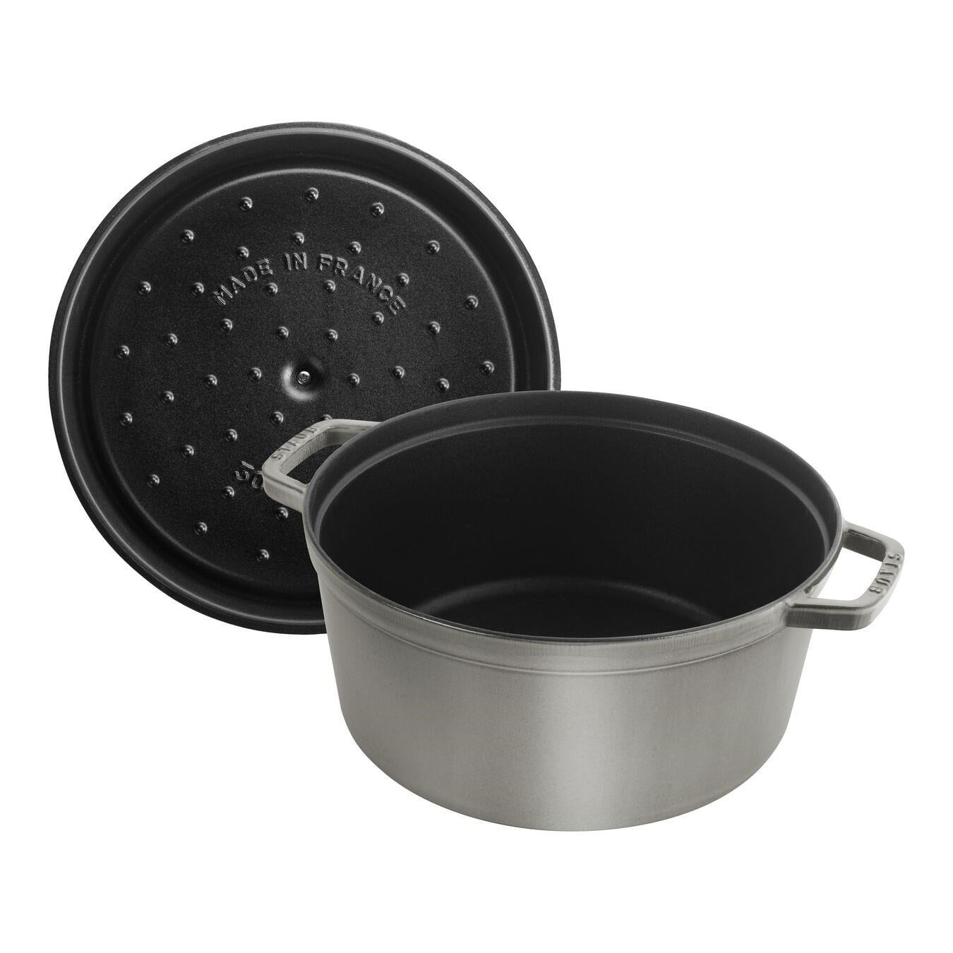 Staub LA COCOTTE Döküm Tencere Grafit Gri 14cm 800ml Yuvarlak