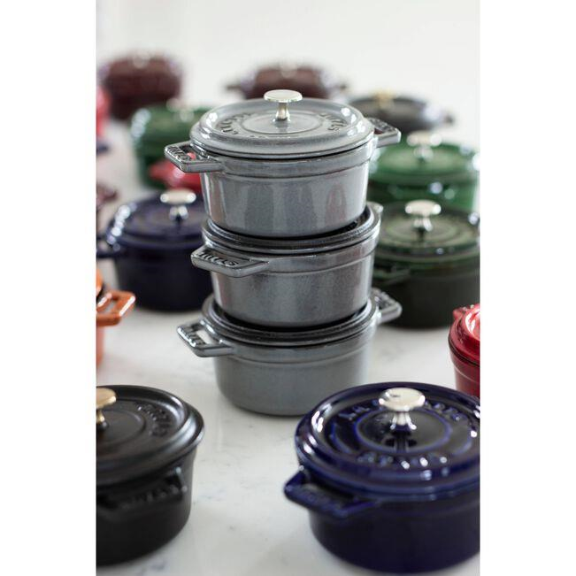 Staub LA COCOTTE Döküm Tencere Grafit Gri 14cm 800ml Yuvarlak