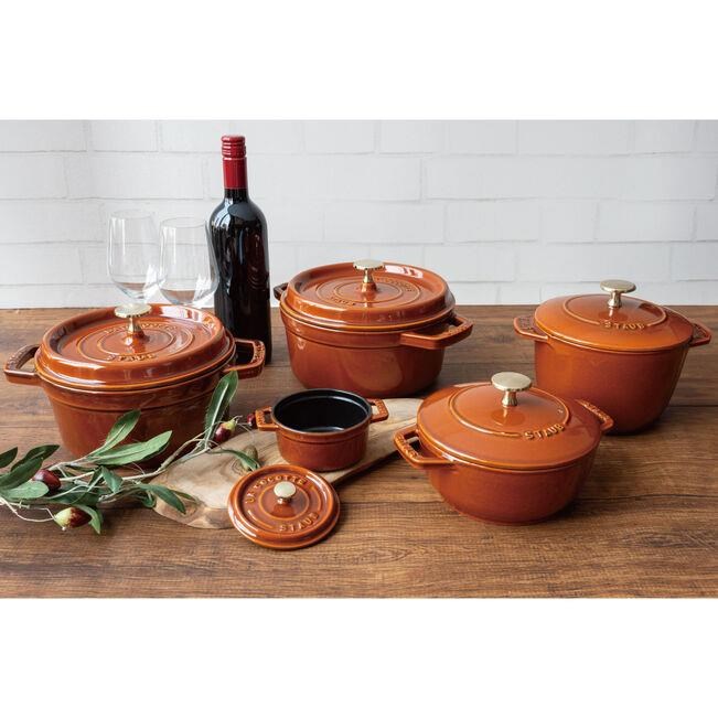 STAUB LA COCOTTE DÖKÜM TENCERE TARÇIN 22 CM 2,5 L YUVARLAK - 405112950