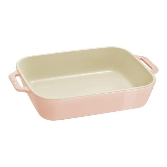 STAUB SERAMİK DİKDÖRTGEN FIRIN KABI SETİ 3 PRÇ PEMBE - 1025099