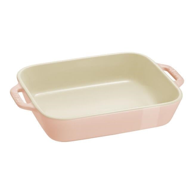 STAUB SERAMİK DİKDÖRTGEN FIRIN KABI SETİ 3 PRÇ PEMBE - 1025099