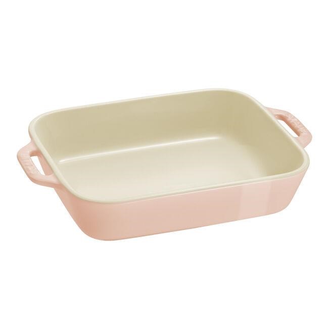 STAUB SERAMİK DİKDÖRTGEN FIRIN KABI SETİ 3 PRÇ PEMBE - 1025099