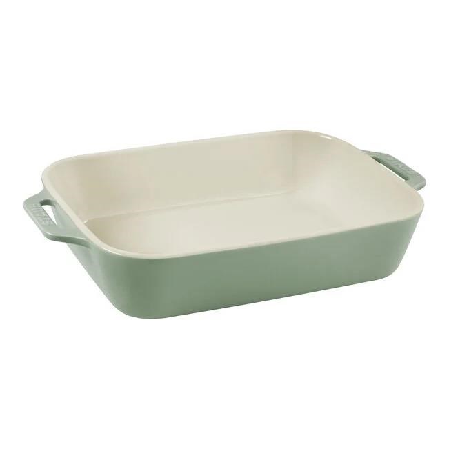 STAUB SERAMİK DİKDÖRTGEN FIRIN KABI SETİ 2 PRÇ OKALİPTÜS - 405087290