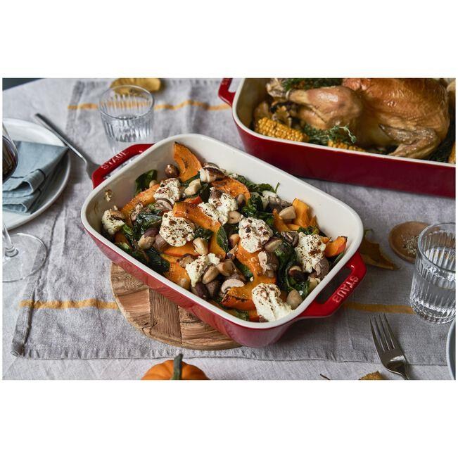 Staub Seramik Fırın Kabı 20x16cm Kiraz