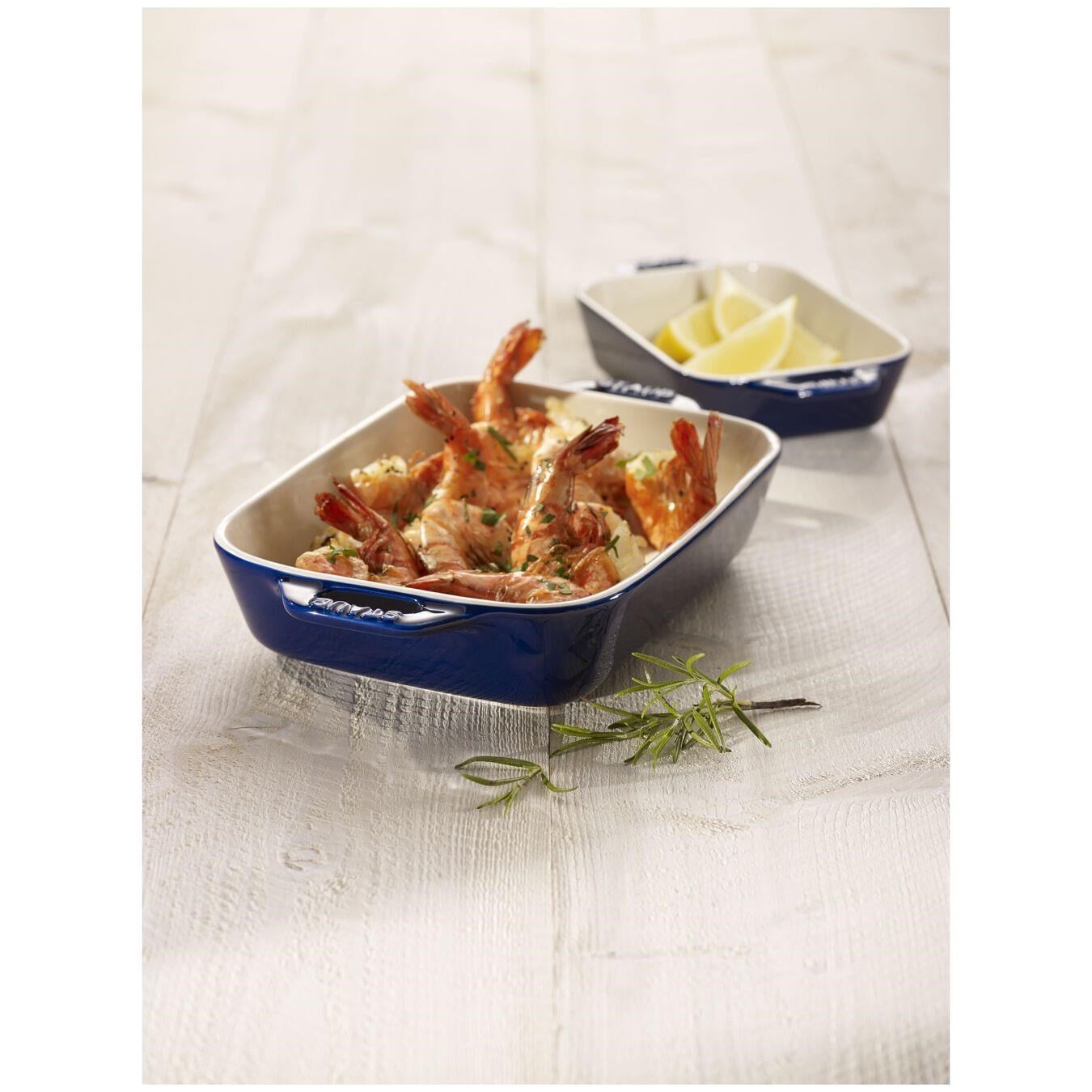 Staub Seramik Fırın Kabı 27 x 20cm Koyu Mavi